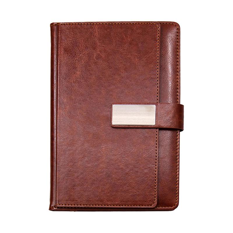 Red -Premium Quality Soft Thermal PU Notebook With Card Slots